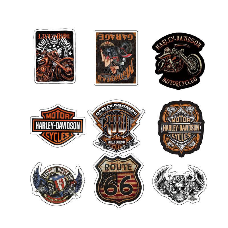 50 Stickers — Harley Davidson – Wally Stickers