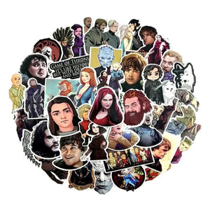 game of thrones stark tv show movie stickers and cheap vinyl sticker pack