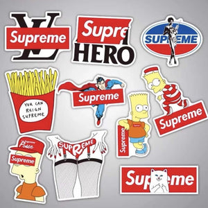 supreme hype beast stickers and cheap vinyl hypebeast sticker pack