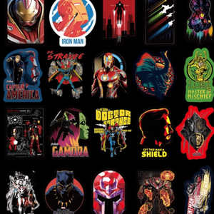 iron man superhero avengers marvel stickers sticker pack