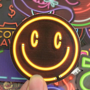50 Stickers — Neon Stickers