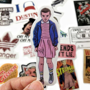 eleven from netflix stranger things tv show stickers sticker pack
