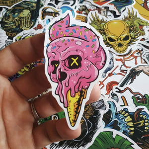 50 Stickers — Monsters and Zombies