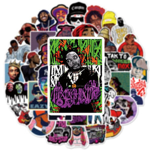 50 Stickers — Rappers Mix