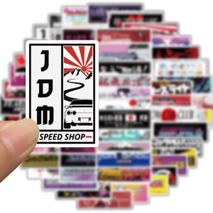 66 Stickers — JDM Racer Stickers