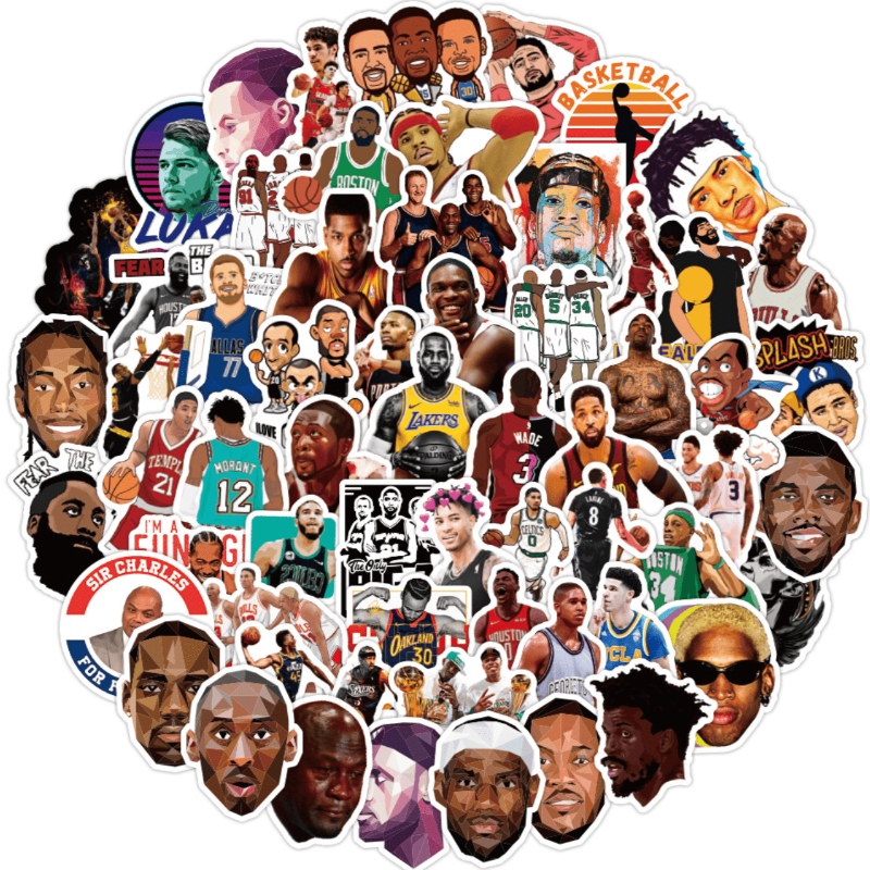 100 Stickers — Basketball