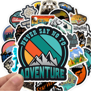50 Stickers — Travel & Adventure