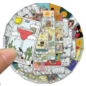 50 Stickers — Tarot Cards