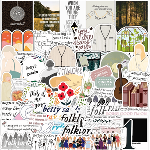 50 Stickers — Taylor Swift (Folklore)