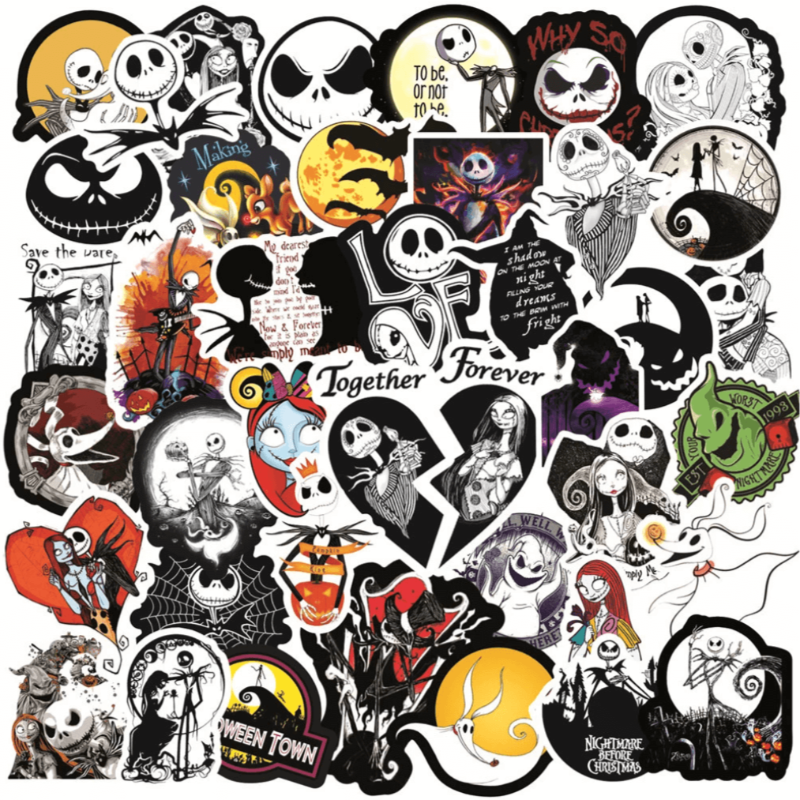 50 Stickers — Nightmare Before Christmas