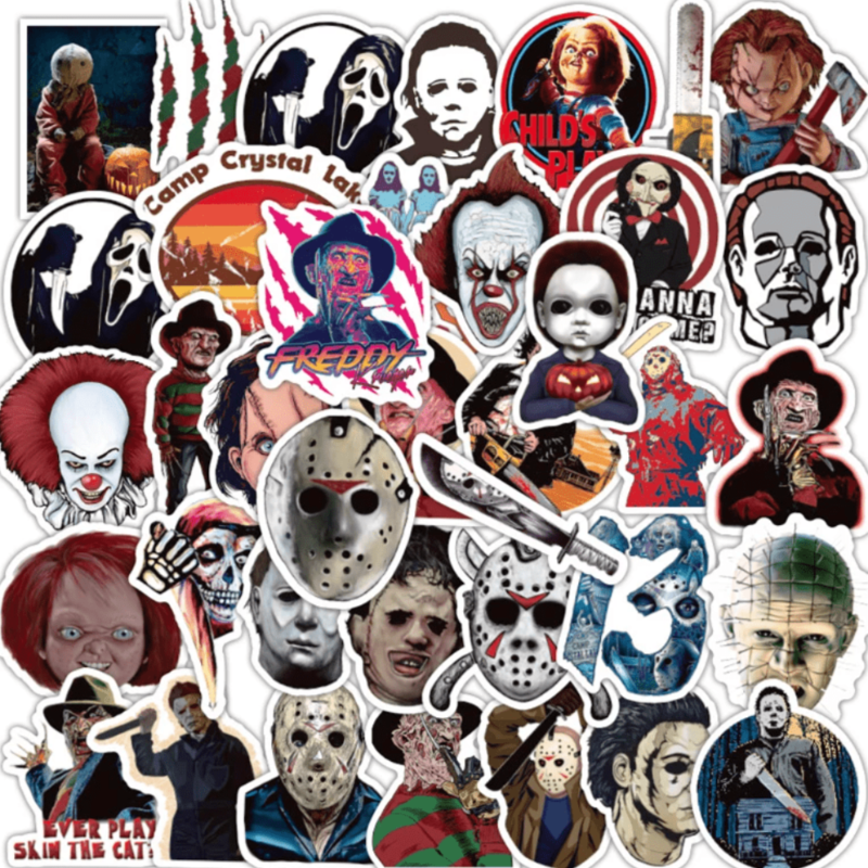 50 Stickers — Horror Classics Mix