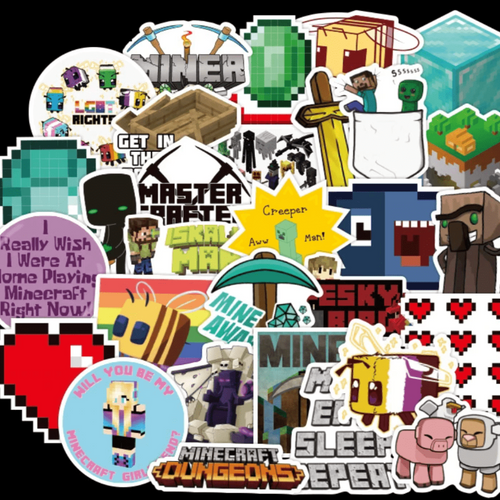 50 Stickers — Minecraft