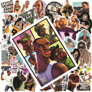 50 Stickers — Grand Theft Auto