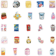 50 Stickers — Cute Snacks