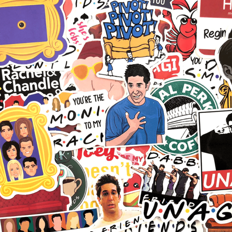 Friends Stickers Tv Show, Funny Tv Show Stickers