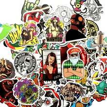 assorted random stickers and sticker bomb pack