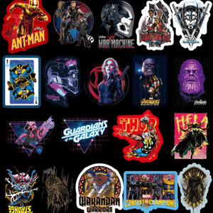 superhero avengers marvel stickers sticker pack