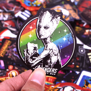 groot superhero avengers marvel stickers sticker pack