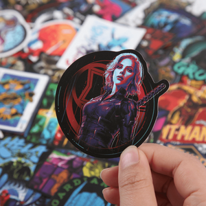 black widow superhero avengers marvel stickers sticker pack