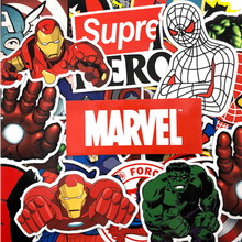 iron man superhero avengers dc marvel comics stickers sticker pack