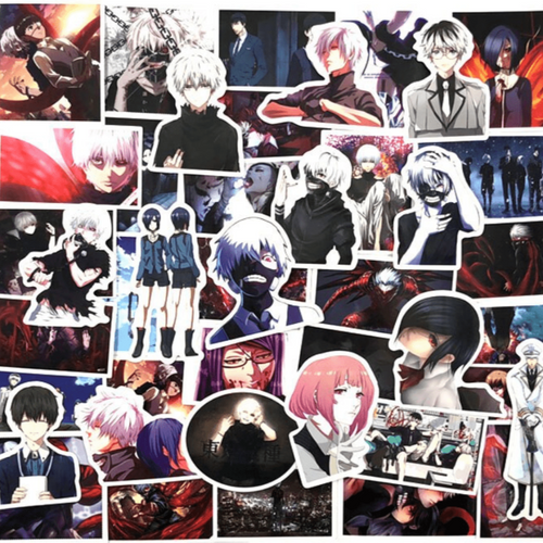tokyo ghoul anime tv show stickers and cheap vinyl sticker pack