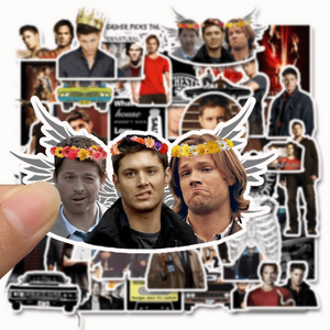 supernatural tv show movie stickers and cheap vinyl sticker pack