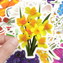 flower stickers and flowers sticker pack for girls
