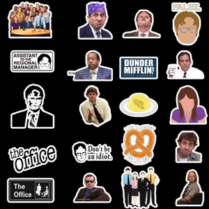 the office tv show movie stickers and cheap vinyl sticker pack