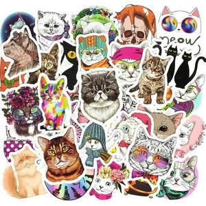cute pet cat animal stickers and animals sticker pack